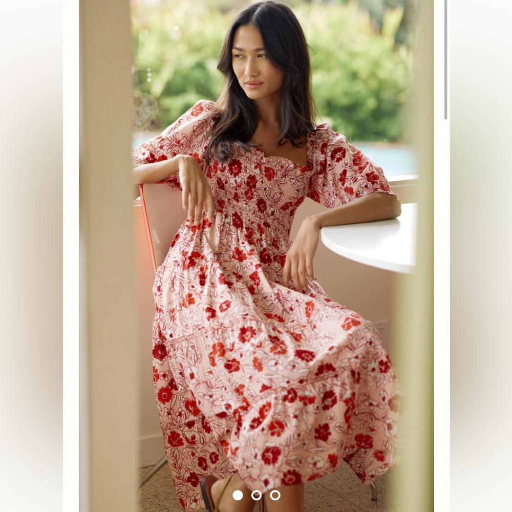 NWT Ro's Garden Venus Midi Dress